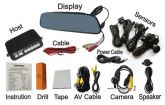 Sensor De Estacionamento Com Retrovisor Lcd + Camera Ré